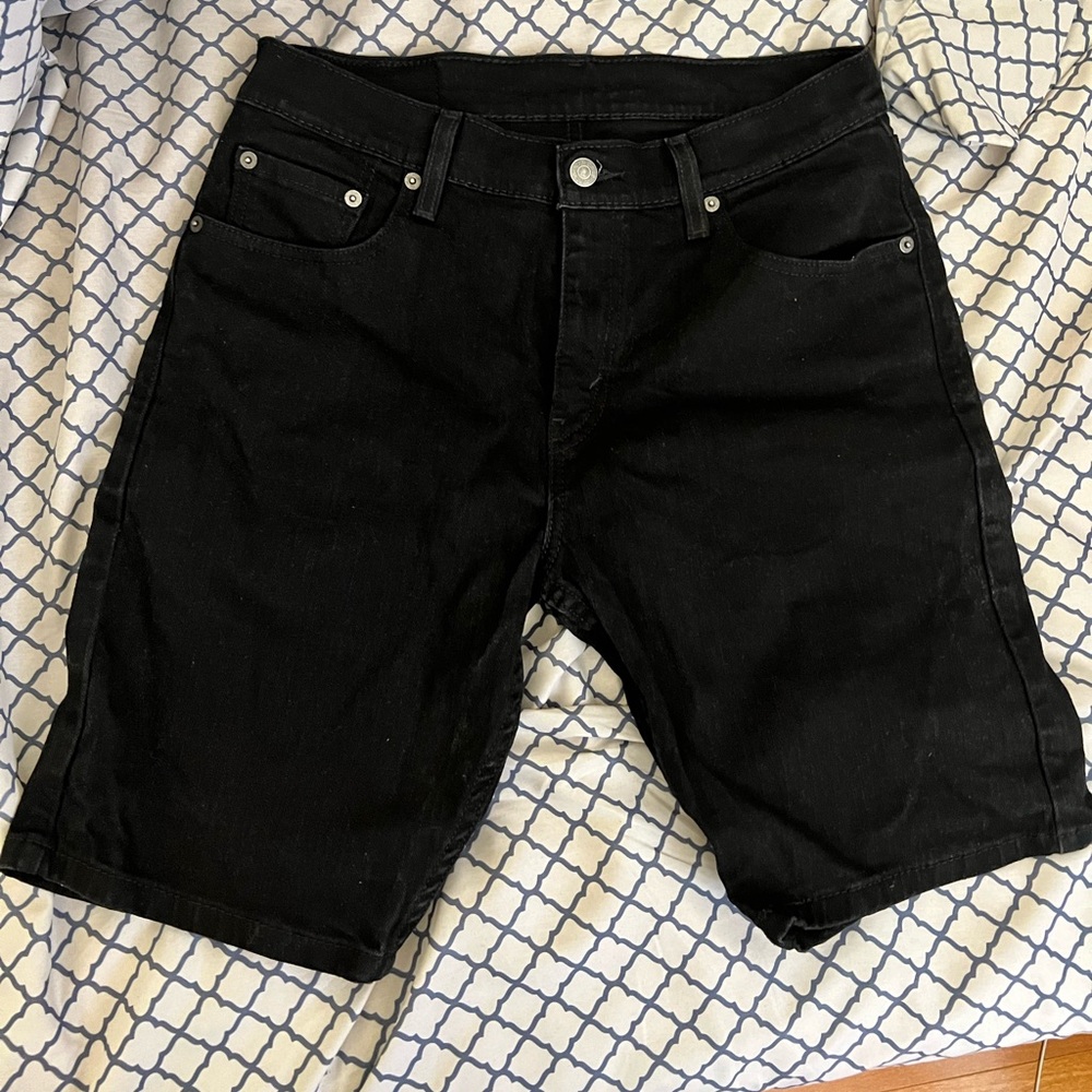 Levi’s Men’s Black 505 90s Straight Leg Bermuda Shorts Size 30